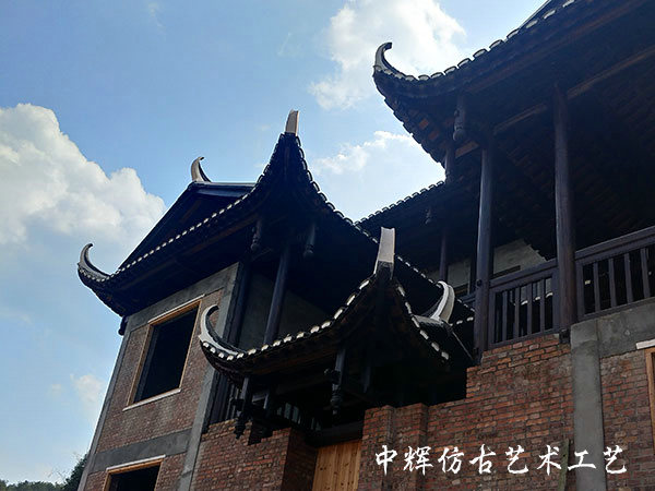 仿古建筑施工1