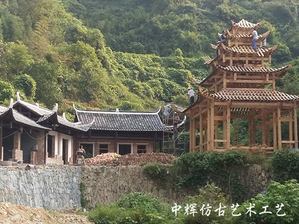 仿古建筑施工3